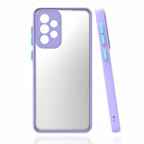 Samsung Galaxy A52 Uyumlu Kılıf Zore Hux Kapak Lila