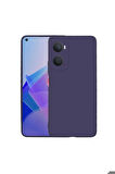 Oppo A96 4G Uyumlu Kılıf Zore Premier Silikon Kapak Lacivert