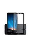 Huawei Mate 10 Lite Uyumlu Davin 5D Cam Ekran Koruyucu Siyah