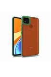 Xiaomi Redmi 9C Uyumlu Kılıf Zore Flora Kapak Yeşil