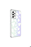 Samsung Galaxy A13 4G Uyumlu Kılıf Zore M-Blue Desenli Kapak Cow No2