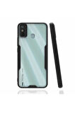 Tecno Spark 6 Go Uyumlu Kılıf Zore Parfe Kapak Siyah