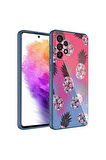 Samsung Galaxy A13 4G Uyumlu Kılıf Kamera Korumalı Desenli Sert Silikon Zore Epoksi Kapak NO3