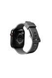 Apple Watch 38mm Uyumlu Kordon Silikon Yumuşak Esnek Sportif KRD-23 Kayış Gri