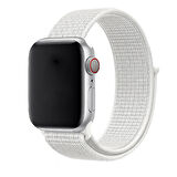 Apple Watch Ultra 49mm Uyumlu Kordon Hasır Örgü Cırt Cırtlı Terletmeyen Zore KRD-03 Kumaş Kayış NO21