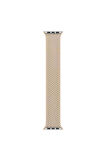Apple Watch Ultra 49mm Uyumlu Kordon Hasır Örgü Esnek KRD-32 Medium Strap Kayış Gold