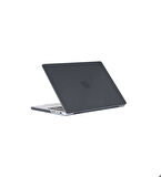 Apple Macbook 14.2' 2021 Uyumlu A2442 Zore MSoft Carbon Fiber Tasarımlı Kapak