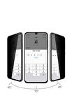 Samsung Galaxy S23 FE Uyumlu Zore New 5D Privacy Temperli Ekran Koruyucu