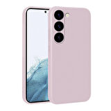 Samsung Galaxy S23 Uyumlu Kılıf Zore Premier Silikon Kapak Rose Gold