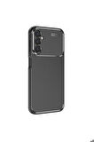 Samsung Galaxy A54 Uyumlu Kılıf Zore Negro Silikon Kapak Siyah
