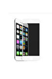 Apple iPhone 7 Plus Uyumlu Zore Rika Premium Privacy Temperli Cam Ekran Koruyucu Beyaz