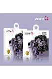 Apple iPhone 14 Plus Uyumlu Zore CL-11 Safir Parmak İzi Bırakmayan Anti-Reflective Kamera Lens Koruyucu Mor