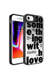 Apple iPhone SE 2020 Uyumlu Kılıf Aynalı Desenli Kamera Korumalı Parlak Zore Mirror Kapak Love