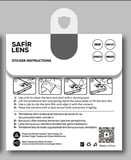 Apple iPhone 12 Mini Uyumlu Zore CL-11 Safir Parmak İzi Bırakmayan Anti-Reflective Kamera Lens Koruyucu