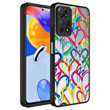 Xiaomi Redmi Note 11 Pro 5G Uyumlu Kılıf Aynalı Desenli Kamera Korumalı Parlak Zore Mirror Kapak Kalp
