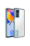 Xiaomi Redmi Note 12 Pro 4G Uyumlu Kılıf Kamera Korumalı Logo Gösteren Zore Omega Kapak Lila