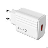 Zore Play Serisi PL1 Lightning 2in1 Seyahat Şarj Aleti 12W