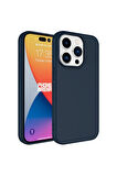 Apple iPhone 15 Pro Uyumlu Kılıf Zore LSR Lansman Kapak Lacivert