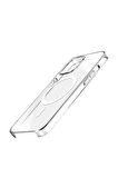 Apple iPhone 15 Pro Uyumlu Kılıf Zore Wireless Şarj Özellikli Şeffaf Orjin Kapak