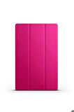 Samsung Galaxy Tab S9 Plus Uyumlu Zore Smart Cover Standlı 1-1 Kılıf Pembe