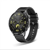 Huawei Watch GT 3 46mm 22mm Uyumlu Kordon Silikon Örgü Desenli Dikişli Zore KRD-102 Kayış