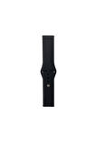 Samsung Galaxy Watch 46mm Uyumlu Band Serisi 22mm Klasik Kordon Silikon Strap Kayış Siyah