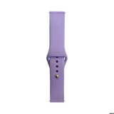 Huawei Honor Magic 2 46mm Uyumlu Band Serisi 22mm Klasik Kordon Silikon Strap Kayış Lila