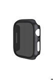 Apple Watch 40mm Uyumlu Sert PC Kasa ve Privacy Hayalet Ekran Koruyucu Zore Watch Gard 32