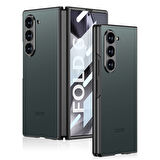 Samsung Galaxy Z Fold 6 Uyumlu Kılıf Titanyum Metal Tasarımlı Zore Kıpta Caz Kapak