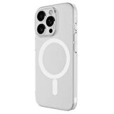 Apple iPhone 16 Pro Uyumlu Kılıf Zore Magsafe Şarj Özellikli Şeffaf Tek Kamera Çerçeveli Porto Kapak