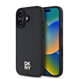Apple iPhone 16 Plus Uyumlu Kılıf DKNY Orjinal Lisanslı Magsafe Şarj Özellikli 3D Yazılı Repeat Pattern Kapak