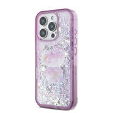 Apple iPhone 16 Pro Uyumlu Case Hello Kitty Original Licensed Liquid Silvery 50th Anniversary Party Cover
