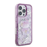 Apple iPhone 16 Pro Uyumlu Case Hello Kitty Original Licensed Liquid Silvery 50th Anniversary Party Cover