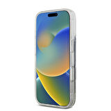 Apple iPhone 16 Pro Max Uyumlu Kılıf Hello Kitty Orjinal Lisanslı Magsafe Şarj Özellikli IML Baskı Kitty Head Logolu Sıvılı Simli Altın Ateşi Kapak