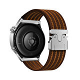 Samsung Gear S3 Uyumlu Zore KRD-133 22mm Naylon Kumaş Hasır Örgülü Kordon