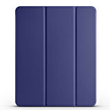 Apple iPad Air 13 2025 M3 Uyumlu Zore Smart Cover Kalem Bölmeli Standlı 1-1 Kılıf