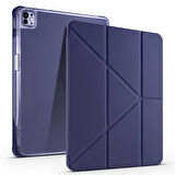 Apple iPad Air 13 2025 M3 Uyumlu Kılıf Zore Tri Folding Kalem Bölmeli Standlı Kılıf