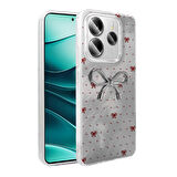 Xiaomi Redmi Note 14 5G Uyumlu Kılıf Kamera Korumalı Figürlü Zore Ponti Silikon Kapak