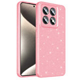 Xiaomi 14T Pro Uyumlu Kılıf Kamera Korumalı Simli Lüks Zore Koton Kapak