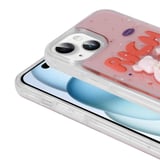 Apple iPhone 14 Uyumlu Kılıf Kabartma Figürlü Parlak Zore Minimini Silikon Kapak