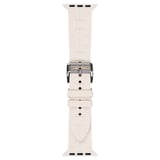 Apple Watch 7 41mm Uyumlu Kordon Silikon Yumuşak Esnek Metal Klipsli KRD-92 Kayış