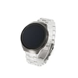 Samsung Galaxy Watch Active 2 44mm Uyumlu 20mm Kordon Şeffaf Renkli Transparan KRD-27 Kayış