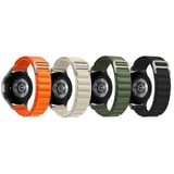 Huawei GT2 46mm 22mm Uyumlu Kordon Alpine Hasır Örgü Zore KRD-74 Kumaş Kayış