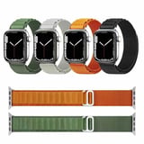 Apple Watch 38mm Uyumlu Kordon Alpine Hasır Örgü Zore KRD-74 Kumaş Kayış