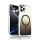 Apple iPhone 15 Pro Max Uyumlu Kılıf M-safe Şarj Özellikli Transparan Renk Geçişli Zore Toros Kapak