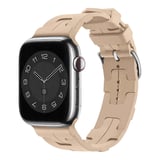 Apple Watch 38mm Uyumlu Kordon Silikon Yumuşak Esnek Metal Klipsli KRD-92 Kayış