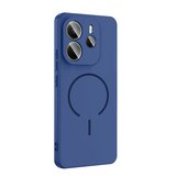 Xiaomi Redmi Note 14 4G Uyumlu Kılıf M-safe Şarj Özellikli Zore Meta Kapak