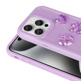 Apple iPhone 15 Pro Max Uyumlu Kılıf Kabartma Figürlü Parlak Zore Toys Silikon Kapak