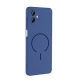 Samsung Galaxy A07 Uyumlu Kılıf M-safe Şarj Özellikli Zore Meta Kapak