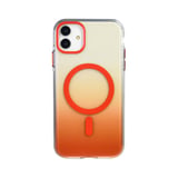Apple iPhone 11 Uyumlu Kılıf M-safe Şarj Özellikli Transparan Renk Geçişli Zore Toros Kapak